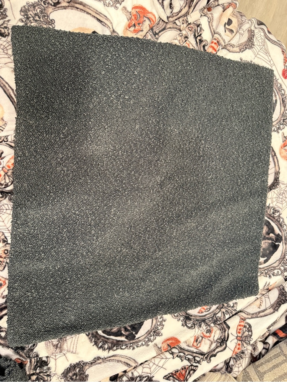 Three large dark grey pillow cases!